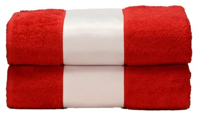 Image de ARTG - Grande serviette « Subli-Me » LT3935 (taille unique) (rouge vif)