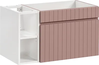 Zdjęcie produktu dla Zestaw meblowy łazienkowy 80 cm - eleganckie meble do łazienki
