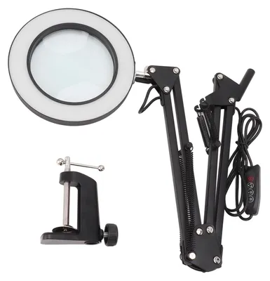 Immagine prodotto di Lampada da scrivania a LED, multifunzionale, pieghevole, alta luminosità, protezione per gli occhi, lettura per lavori di trucco