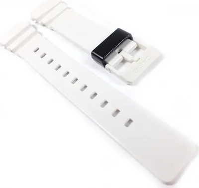 Produktbild von Casio Ersatzband Uhrenarmband 18mm Resin weiß MRW-200HC-7BV MRW-200