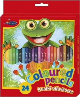 Image de Crayons de couleur en bois, 24 couleurs