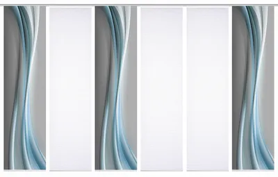 Produktbild von HOME in green | ELANIA Schiebegardine aus Polyester (recycelt) - 245x60 cm