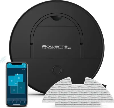 Obrázek produktu pro Rowenta X-Plorer RR9065, Bezsáčkové, Černá, Kulatý, 3 kolo/kola, 0,5 l, Nabíjecí