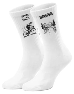 Produktbild von epicsocks Fahrrad Abenteuer Set 2 - Socken in 42-46 im Paar