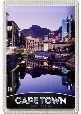 Produktbild von Blechschild Reise 20x30cm Kapstadt Südafrika Stadt Luxus Urlaub