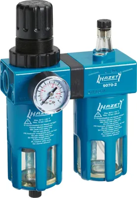 Produktbild von Wartungseinheit 9070-2 (Filterdruckminderer, Nebelöler und Manometer)