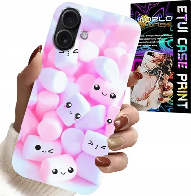 Image de Étui Pour Iphone 16 - Sweet Marshmallow Design, Étui, Dos