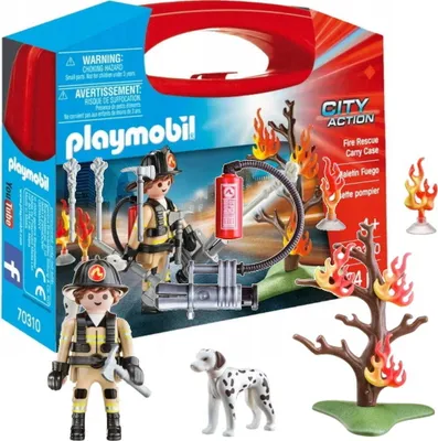 Produktbild von PLAYMOBIL City Action Fire Rescue Carry Case weiblich P70310 Bunt OneSize