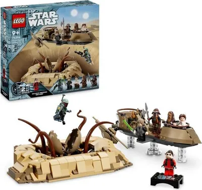 Produktbild von LEGO Star Wars 75396 Das Wüstenboot und die Sarlacc-Grube  Sammlerset