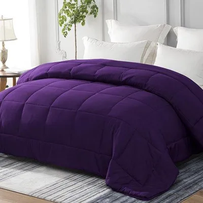 Produktbild von Famanu Ganzjahresdecke 155 x 220 cm - Lila, 100% Mikrofaser, atmungsaktiv, superweich