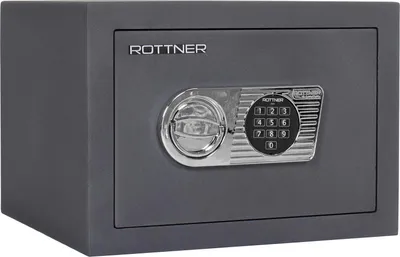 Obrázok produktu pre Rottner EN 1 Toscana 40 EL nábytkový elektronický trezor čierny  | 	Elektronický zámok | 42 x 30 x 39 cm
