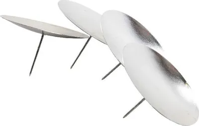 Produktbild von Kerzenteller mit Pick I Ø 75 mm I für Stumpenkerzen I 4 Stück I silber - 1,50 € pro Stück