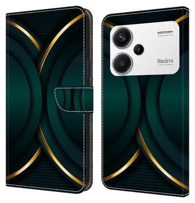Produktbild von Für Xiaomi Redmi Note 13 Pro Plus Kunst-Leder Book Handy Tasche Motiv 10 Hülle Etuis Schutz
