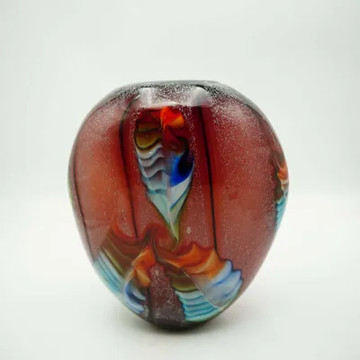 Produktbild von Vase Murano-Stil Hanna Höhe ca. 30cm Handarbeit
