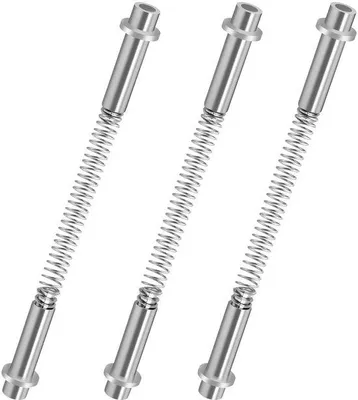Produktbild von Aluminium-Scharnierpenset für Einfache Installation - 3 Stück - Vervanger für Aluminium-Stormdeur - mit Buskappen
