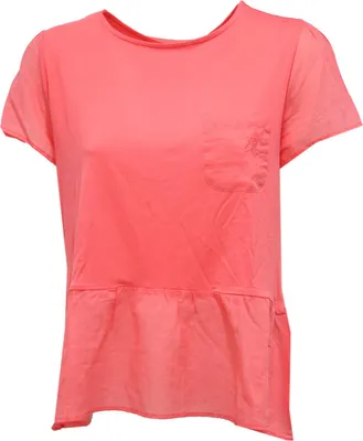 Produktbild von 5985K maglia donna EMPORIO ARMANI korallenrosa Lyocell/Baumwoll-T-Shirt Frau