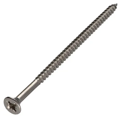 Produktbild von Spanplattenschrauben Edelstahl A2 Senkkopfschraube Pozi 4,5 x 100