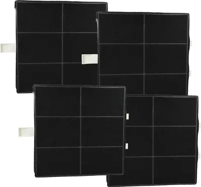 Produktbild von vhbw 4x Aktivkohlefilter kompatibel mit Constructa CD66750, CD669650, CZ5116X5, CD67750, CD69750, CD96350 Dunstabzugshaube - 22,2 x 22,2 x 2,4 cm