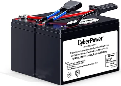 Zdjęcie produktu dla CyberPower RBP0014, Ołowiany (VRLA), 24 V, 2 szt., Czarny, CyberPower PR750ELCD, PR750ELCDGR, 4,09 kg