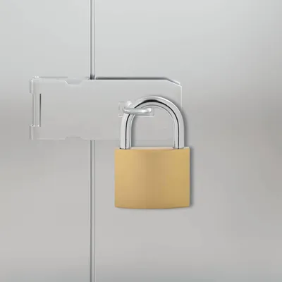 Obrázok produktu pre Zámok na U s kľúčmi Mosadzná 7,4 x 2,1 x 10,6 cm Železo