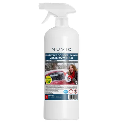 Produktbild von Enteiser für Scheiben, NUVIO 1 L mit Sprühkopf, Für Schlösser und glatte Oberflächen, Schnellwirkend, Bis -50 °C, 1 Stück