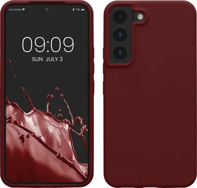 Produktbild von kwmobile Schutzhülle kompatibel mit Samsung S22 Hülle - Silikon Case Handyhülle S22 - Handyhülle Samsung S22 weiche Oberfläche - kabelloses Laden -