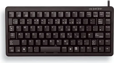 Obrázok produktu pre CHERRY G84-4100, Mini, Kábel, USB, AZERTY, Čierna