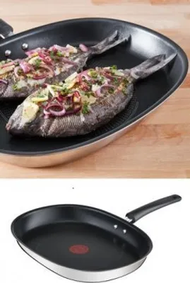 Produktbild von Tefal Emotion E30212 Bratpfanne, Edelstahl, Induktionsherd-geeignet, Antihaftbeschichtung