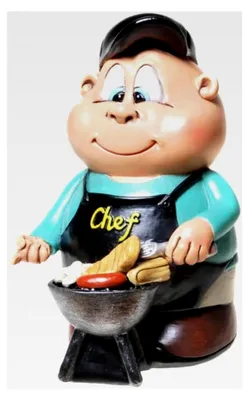 Produktbild von Spardose Grillmeister mit Pfropfen, ca. 12,5 x 8,0 cm