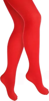 Produktbild von Blickdichte Strumpfhose Kinder rot Kindergröße: 116-128