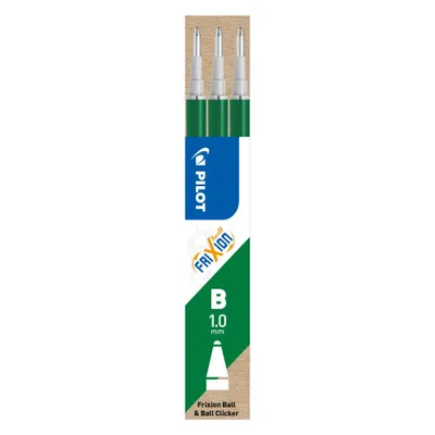 Produktbild von Pilot - balpenvulling FriXion Ball/Clicker, groen, etui van 3 stuks