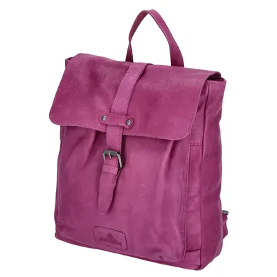 Produktbild von The Skandinavian Brand Damen Leder Rucksack  Purple : lila-50 Farbsortierung: lila-50