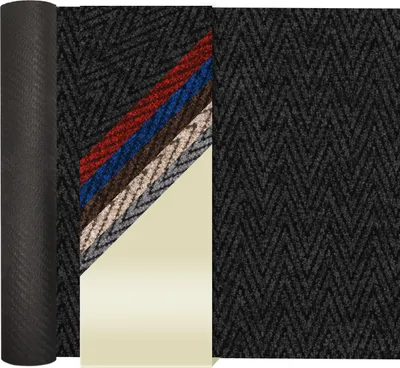 Produktbild von Primaflor Sauberlauf NOBILIS Anthrazit 2,00m x 1,50m - Meterware - Schmutzfangmatte in 6 Farben - Fußmatte mit rutschfestem Gel-Rücken - Antirutsch Läufer