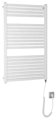 Produktbild von Aqualine Handtuchheizkörper - Heizkörper Tondi-E 600x970 mm, 400 W, weiß DE460T
