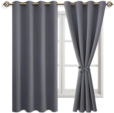 Immagine prodotto di Tende oscuranti grigie 160x132 cm, 2 pezzi