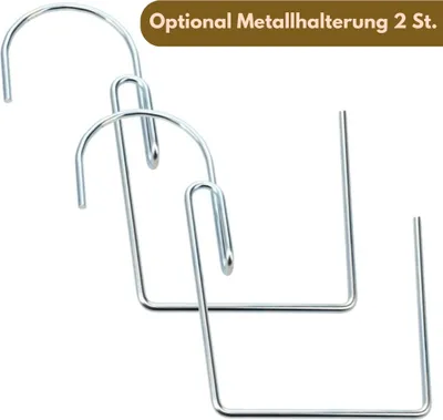 Produktbild von Metallhalterung 2 St. Blumenkasten Balkon Geländer Balkonkasten mit Halterung Blumenkasten Fensterbank Außen Rechteckiger Pflanzkasten mit Wasserspeicher 50 60 80