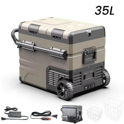 Obrázok produktu pre Kompresorový chladiaci box do auta, mini chladnička s mraziacou funkciou až do -20 stupňov