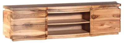 Productafbeelding van Elegant bruin houten console met een stijlvol ontwerp