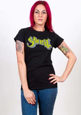 Image de Ghost - T-Shirt Logo pour femme RO145 (XXL) (Noir)