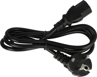 Produktbild von vhbw Netzkabel Schutzkontaktstecker für Kaltgeräte z.B. PC Monitor Computer Drucker - C13 Buchse, 1,2 m