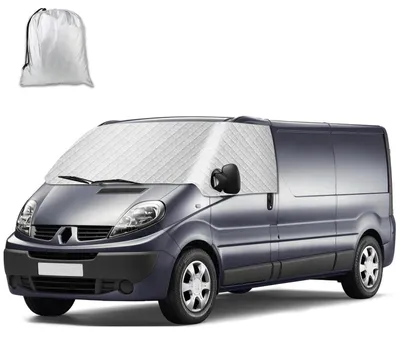 Obrázok produktu pre Kryt čelného skla pre vozidlá Renault Trafic a Opel Vivaro (ročníky 2001-2014) – ochrana pred slnkom, snehom a námrazou