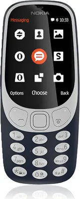 Produktbild von O2 Nokia 3310, Balken, 6,1 cm (2.4"), 2 MP, Bluetooth, 1200 mAh, Schwarz, Blau