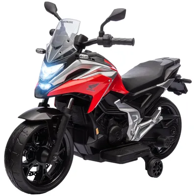 Productafbeelding van AIYAPLAY Kinder elektrische motorfiets, 12V, kindermotorfiets met MP3, USB en LED-koplamp