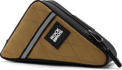 Obrázek produktu pro ROCKBROS brašna na kolo malá brašna na nářadí rámová brašna přenosná pro Brompton 0.3L hnědá
