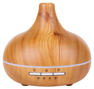 Image de Grundig Aroma Diffuser Humidificateur 300ml Diffuseur électrique d'huiles essentielles avec lumière LED et minuterie - Diffuseur d'huiles essentielles - Sans fil - Bamboo