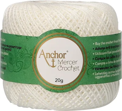 Produktbild von Anchor Mercer Crochet 00002 Häkelgarn