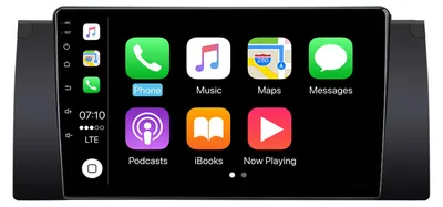 Obrázek produktu pro 8+256 GB Android rádio pro BMW X5 E53, BMW řady 5 E39, CarPlay, upgrade navigace, Bluetooth, ovládání na volantu, GPS
