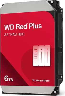 Image de Western Digital Red Plus Internal NAS HDD 3.5" 6TB