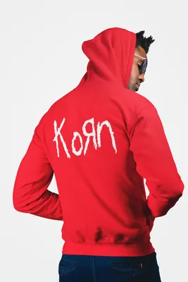 Produktbild von D&B Uni Hoodie ZIPZN00007 Korn Rot-Größe XL
