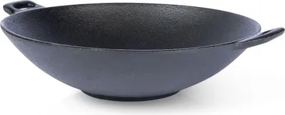 Produktbild von Orion | Pfanne - Wokpfanne - Gusseisen - Ø 30 cm - Hitzebeständig - Induktion geeignet - Vielseitig einsetzbar